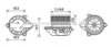 AVA QUALITY COOLING RT8587 Electric Motor, interior blower